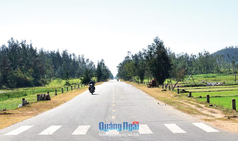 Dự án đường ven biển Dung Quất - Sa Huỳnh giai đoạn 2 được bố trí vốn đầu tư giai đoạn 2021 - 2025.