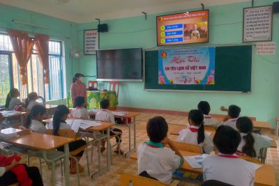 Liên đội Trường PTDTBT TH & THCS Trà Tây tổ chức cuộc thi “Em yêu lịch sử Việt Nam”