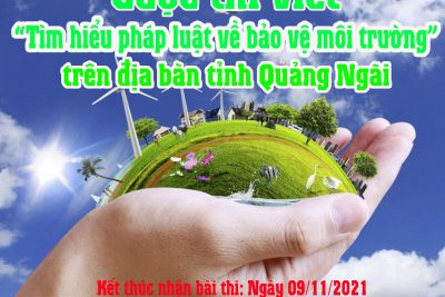 CV 483 V/v tham gia cuộc thi viết: “Tìm hiểu pháp luật về ảo vệ môi trường” trên địa bàn huyện Trà Bồng